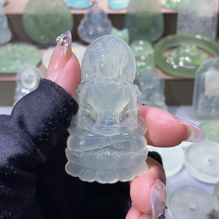 岫玉吊坠未镶嵌吊坠