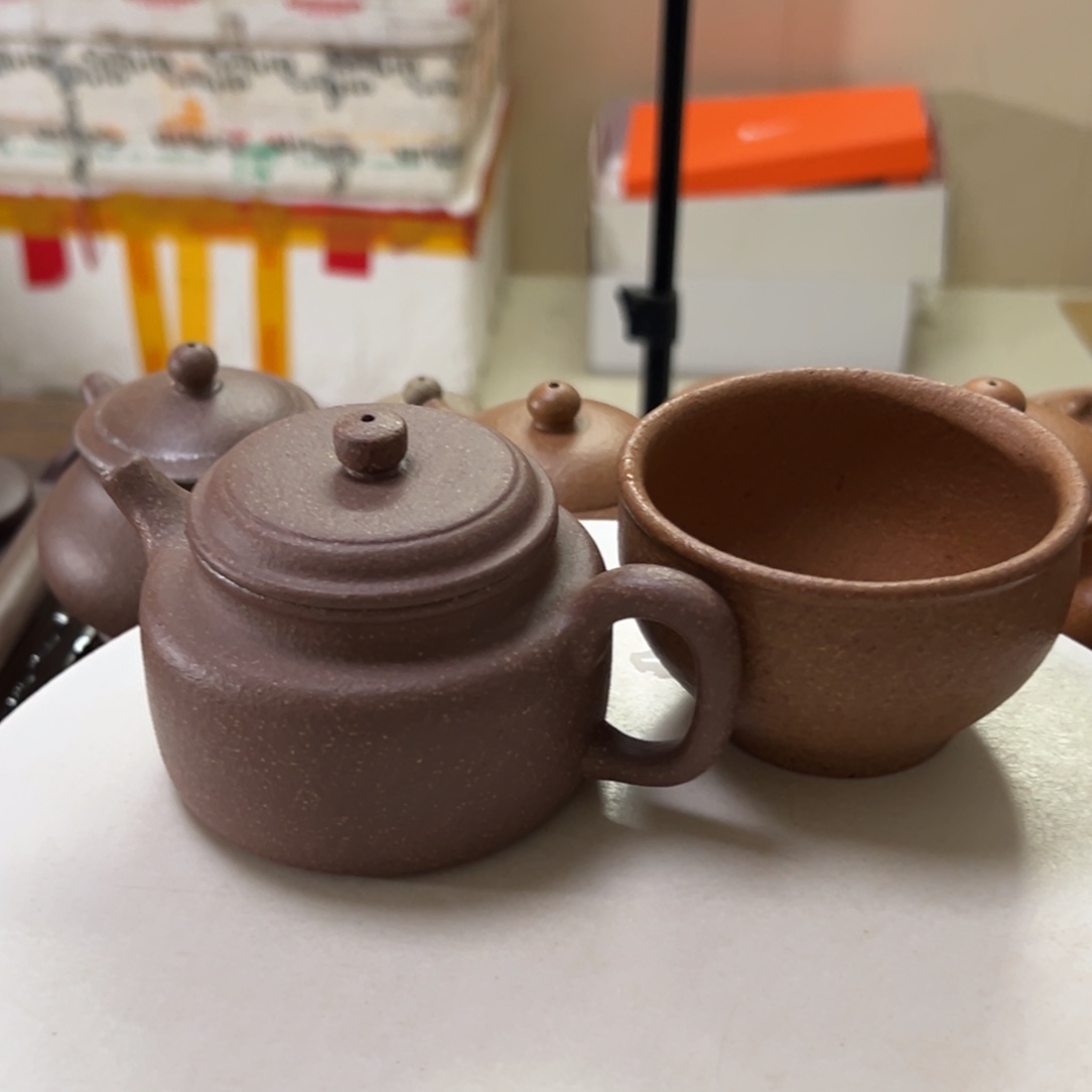 紫砂茶壶五彩段泥德中150