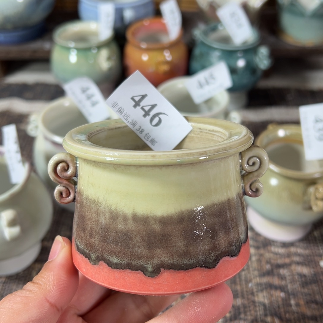 红陶景德镇手工花盆