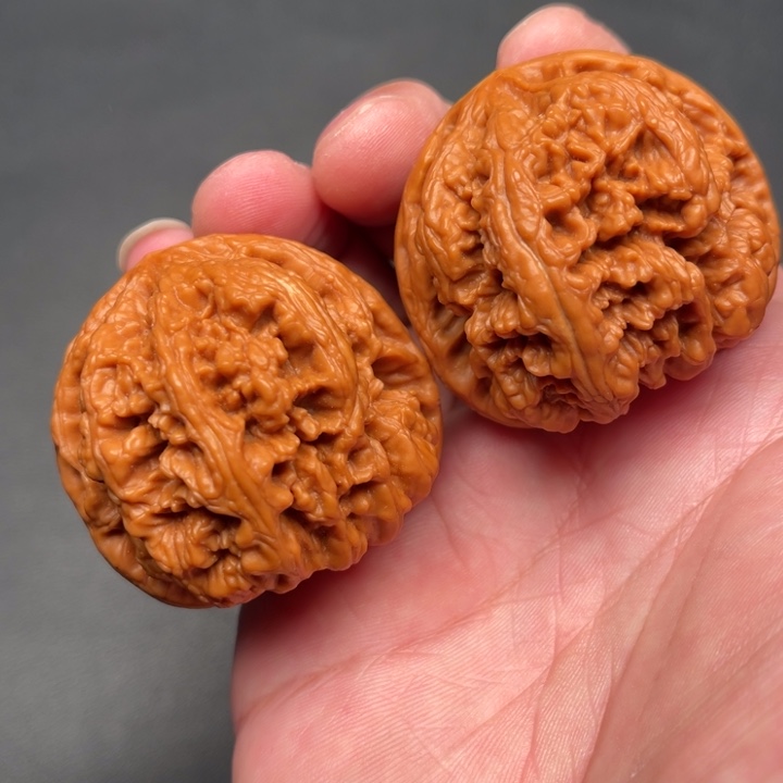 文玩核桃把件大粗筋