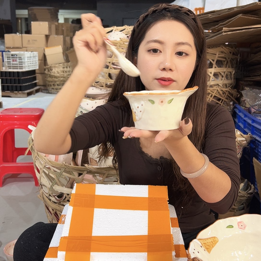 摆件潮州陶瓷源头工厂2件套