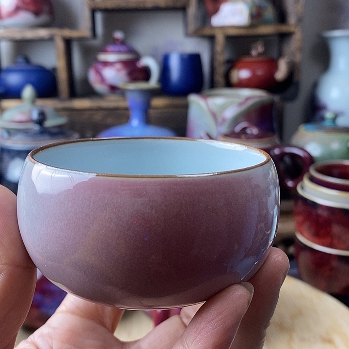 用***册中国神后钧瓷茶具