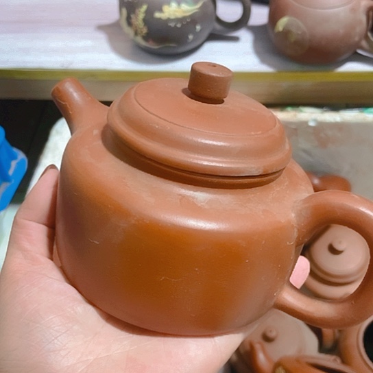 全手工，半手工制作宜兴紫砂壶