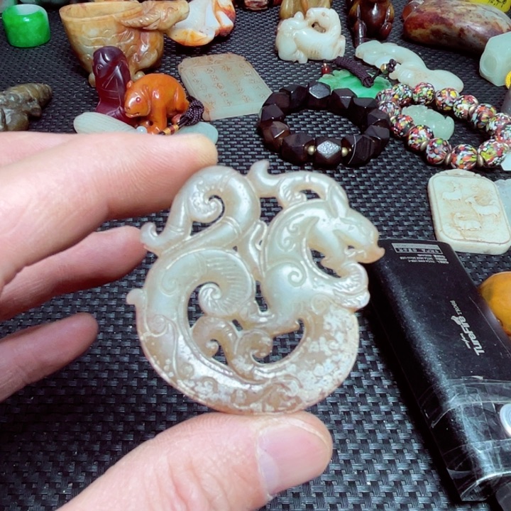 白玉菩提手串漂亮