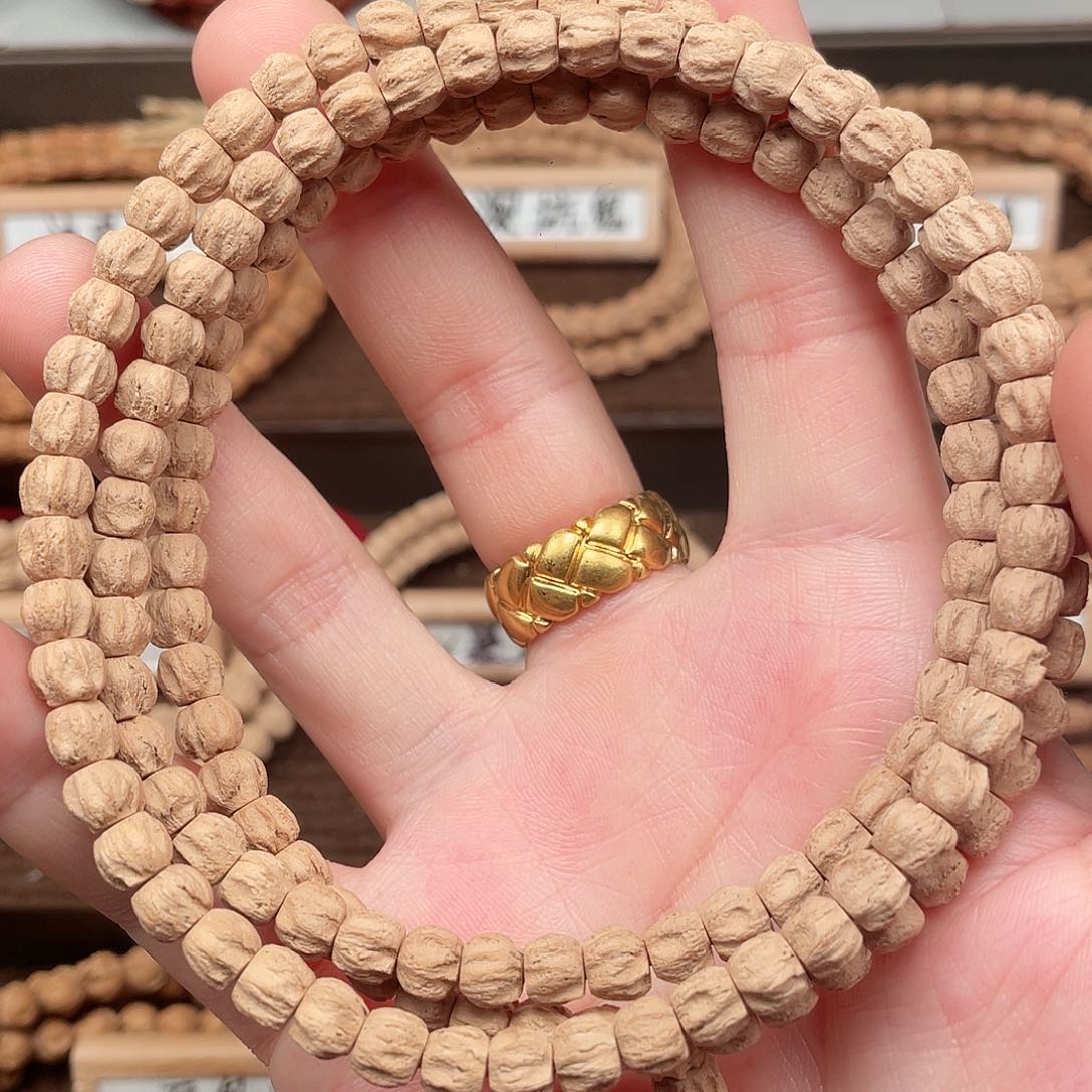 柏香籽/百香籽吊坠麻皮莲花鬼