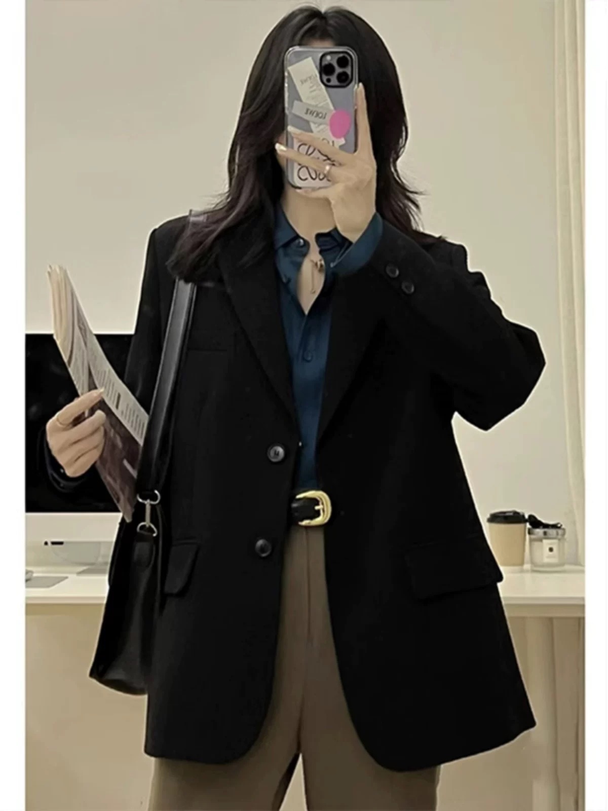 【直播选款】五九韩版休闲时尚西装外套 【NO退NO换】