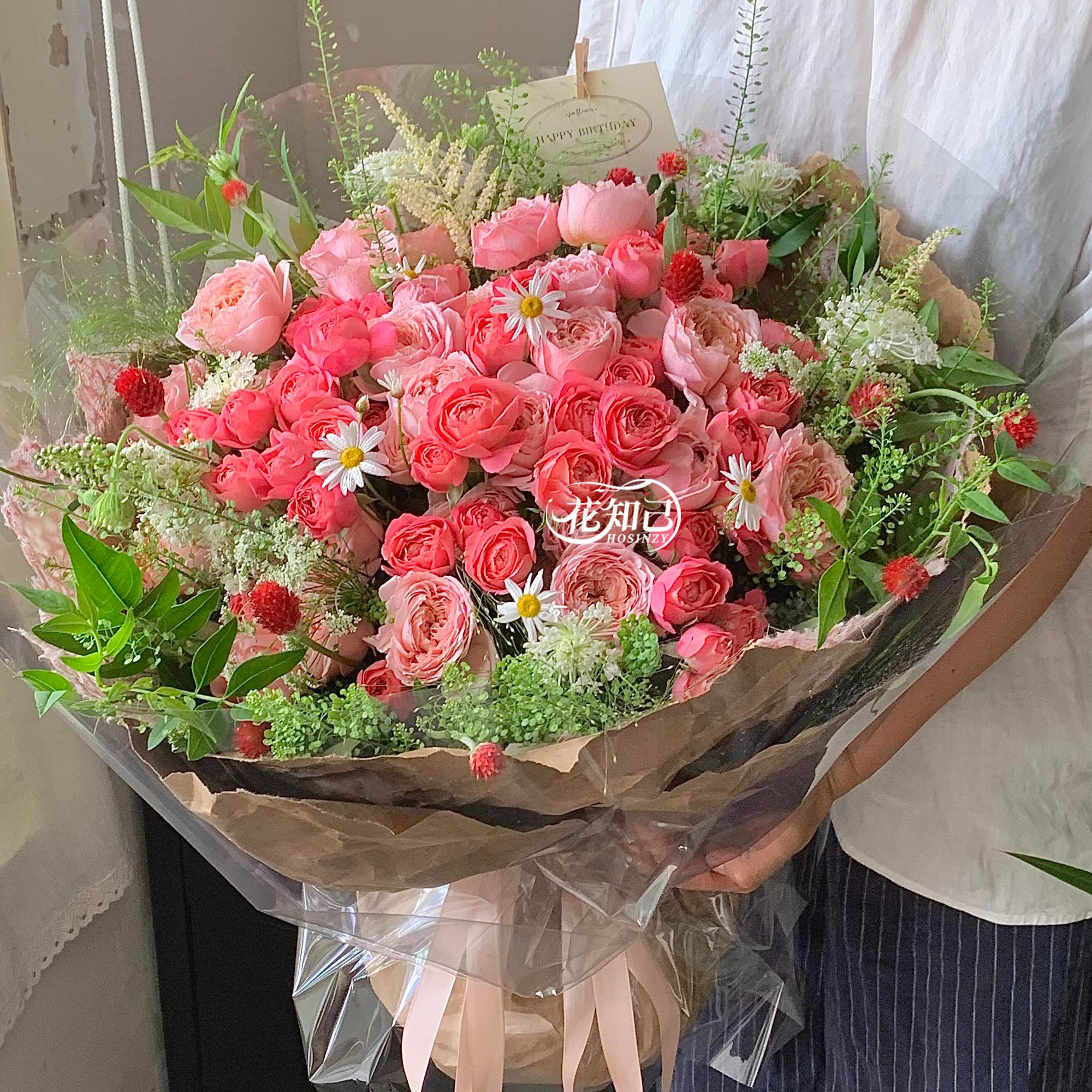 『上新特惠花』朱丽叶的月光【朱丽叶塔玫瑰苏菲宝贝混搭】生日礼物送爱人花束鲜花小时达生日礼物送女生