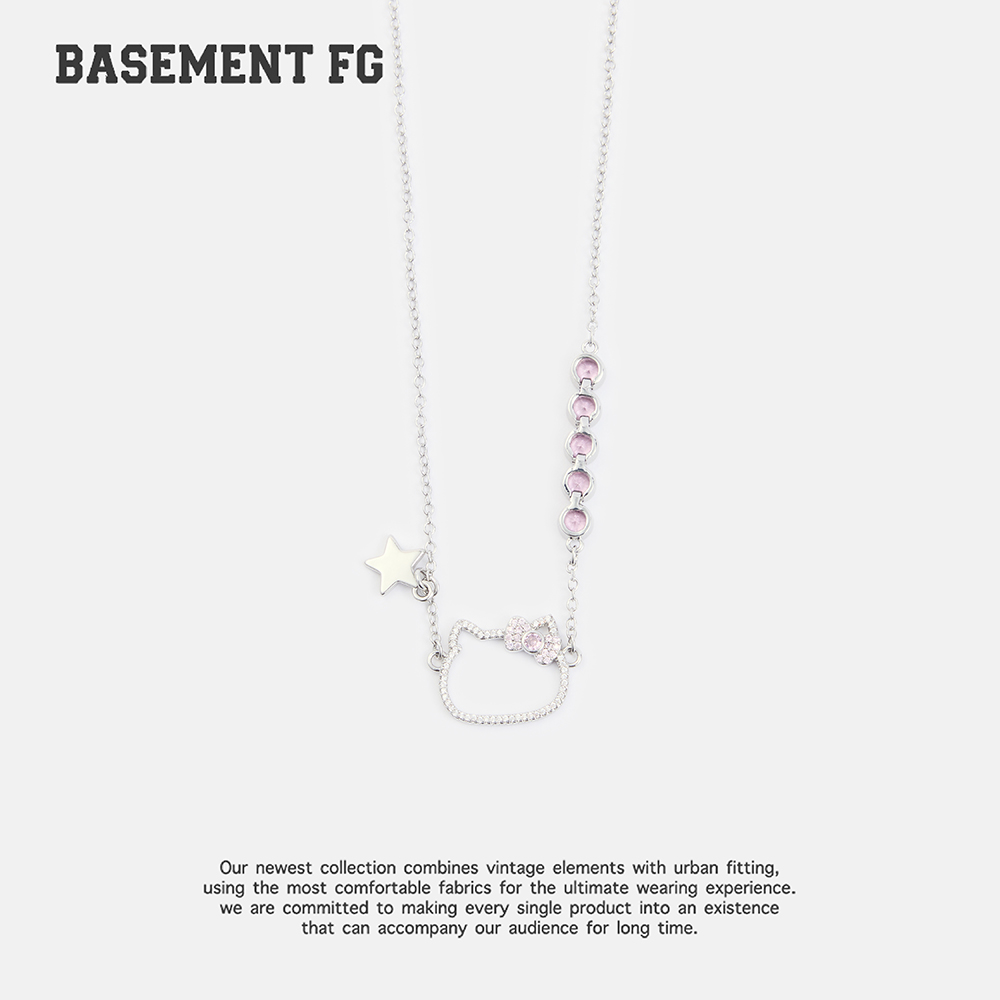 BASEMENT FGxHello Kitty美式甜妹项链