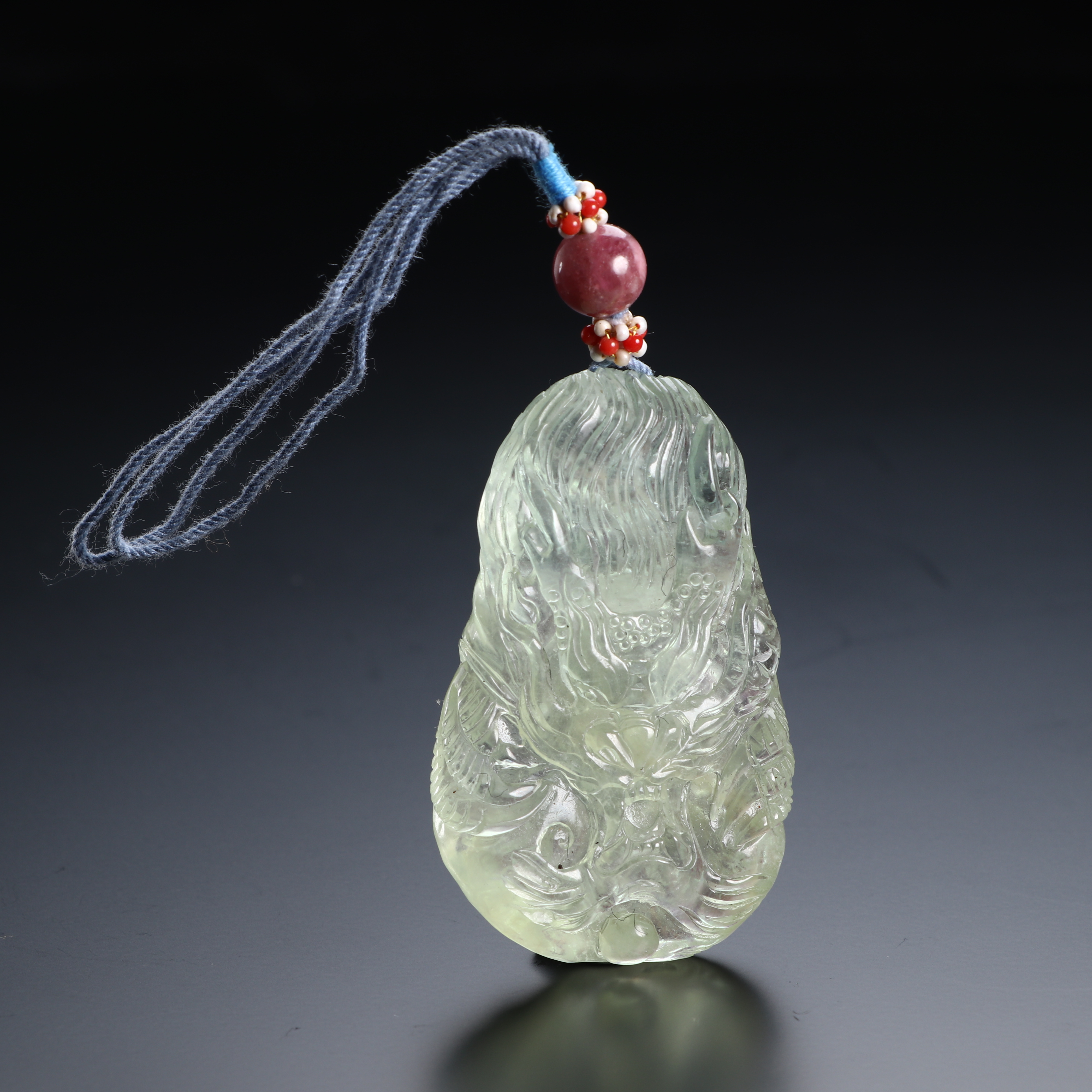 《博古文物》- 宝石龙纹佩-TH-250218