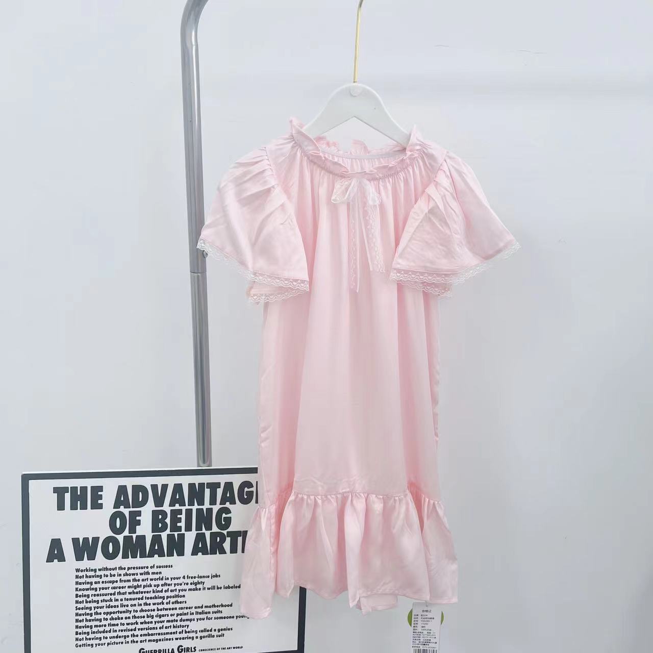 女童夏季2025新款时尚舒适家居连衣裙B2918