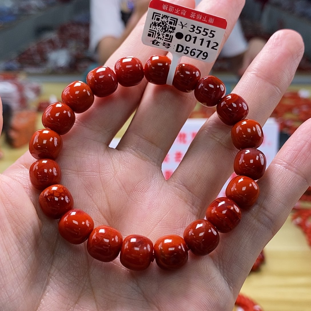 南红玛瑙瓦西  9+mm  多样性发一未镶嵌