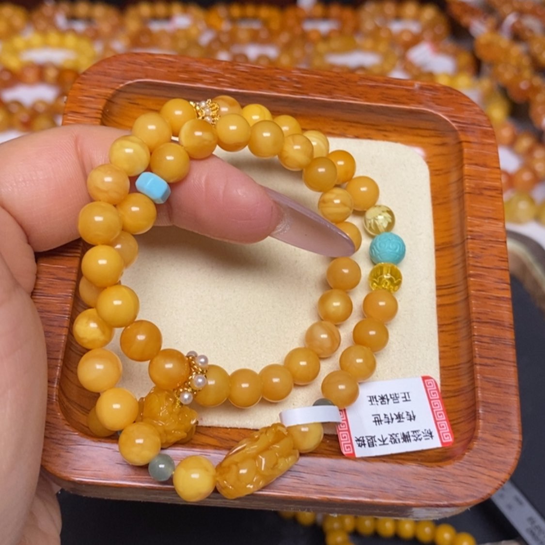 【闪购商品】蜜蜡手链未镶嵌手串