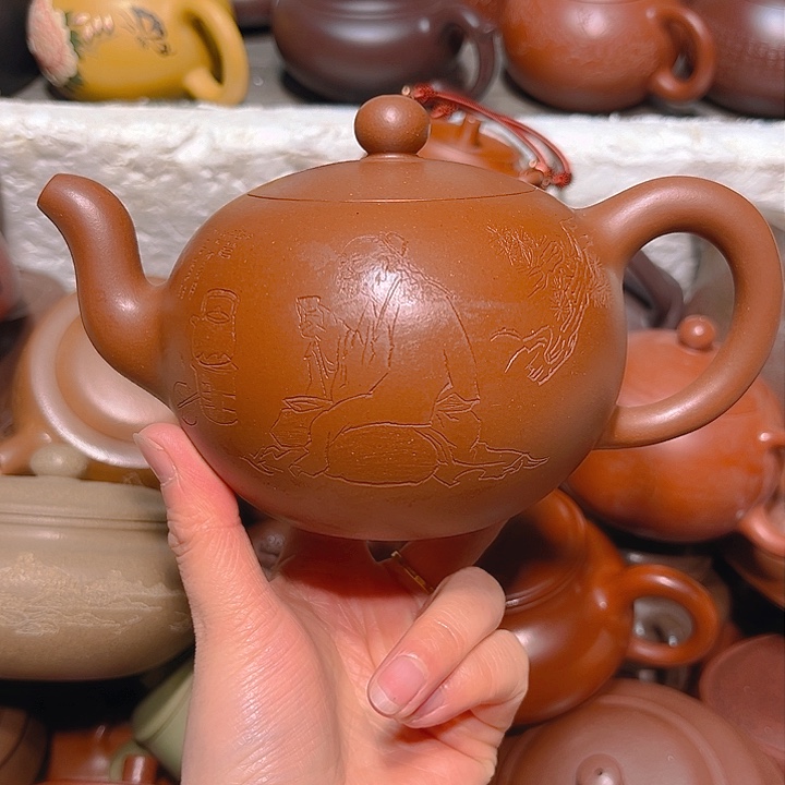 紫砂茶壶宜兴原矿紫砂壶400