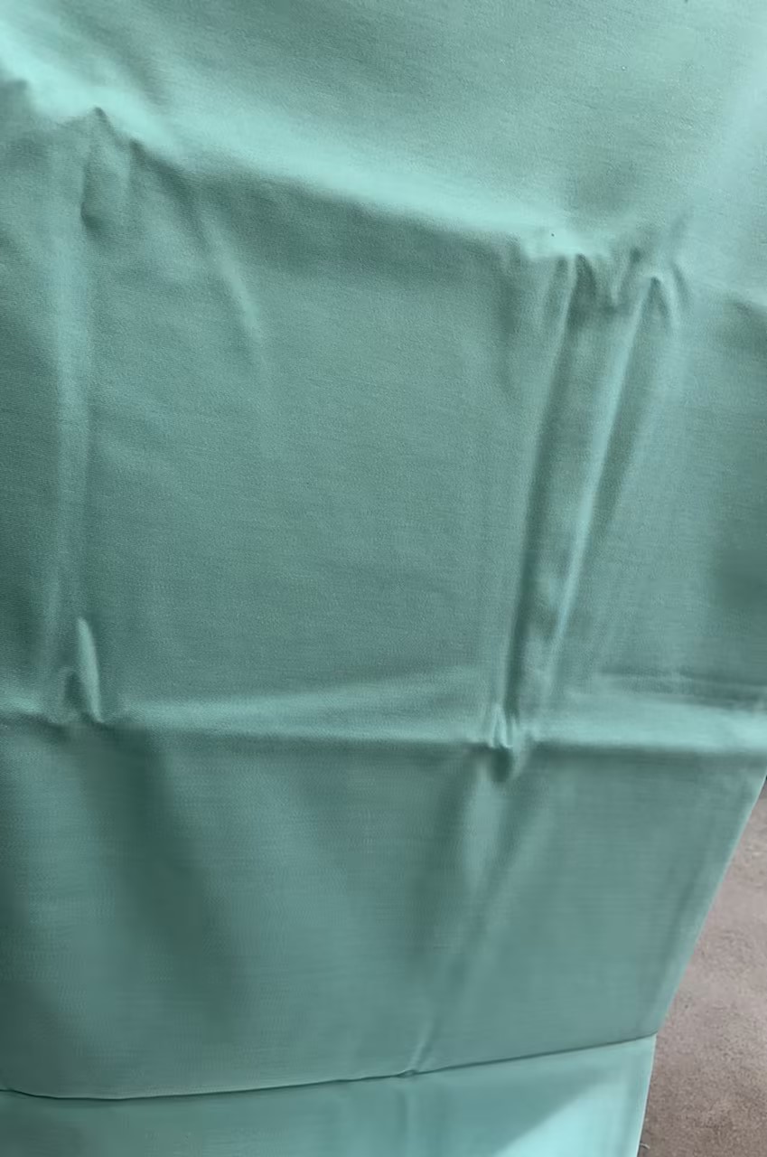 JIS面料56%PA时装44%WV初剪羊毛面料松石绿西装夹克布料 宽135CM