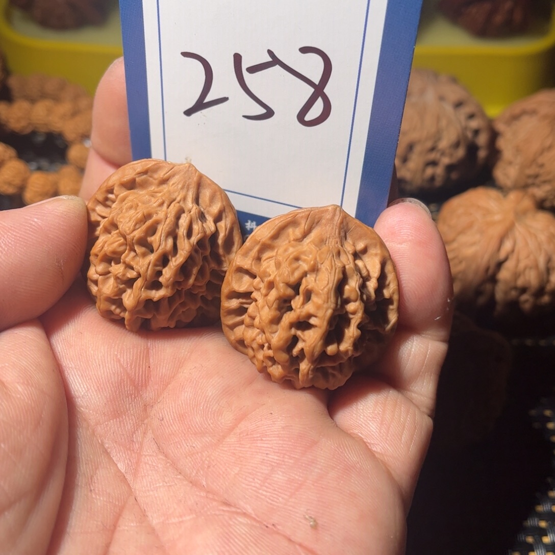 吊坠文玩核桃全品秦闷34尺258号