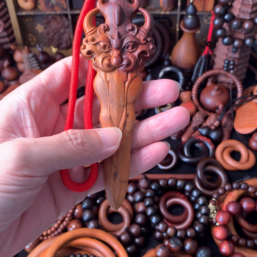 枣木桃木狮咬剑15公分