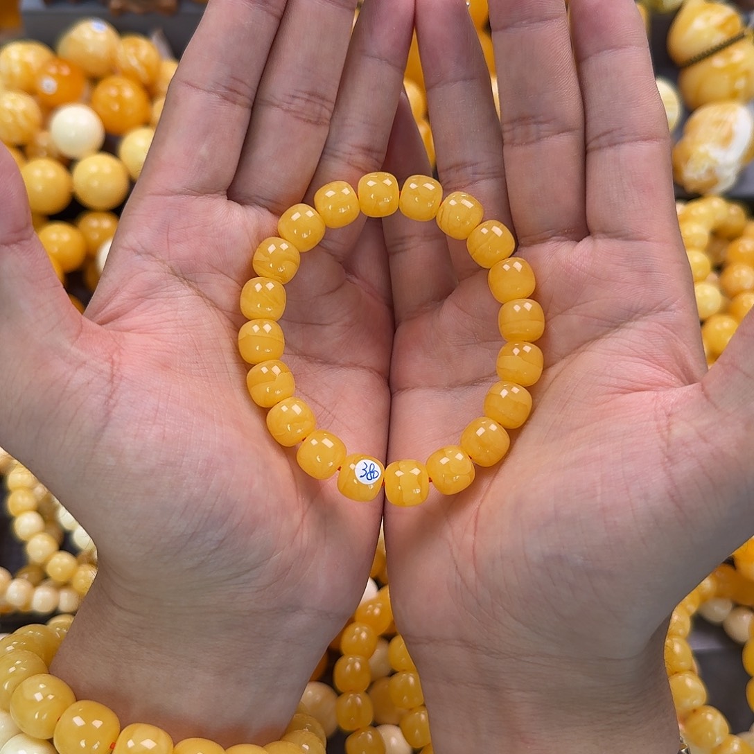 蜜蜡未镶嵌珠宝奇石同料11mm