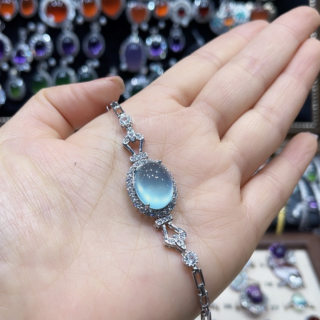 山***字蛇纹石玉银S925镶嵌戒指