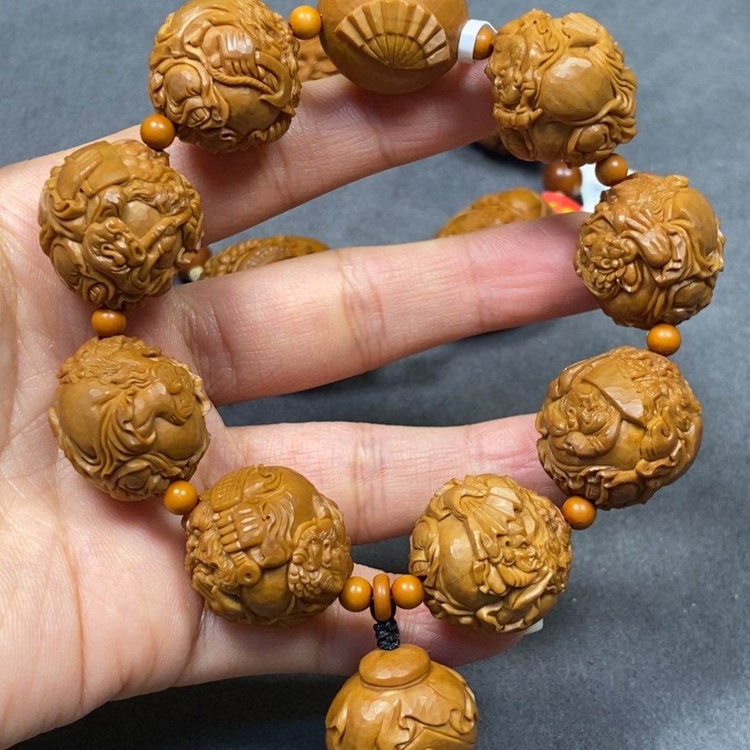 橄榄核手串/手链2.2✖️2.3短圆钟馗手串