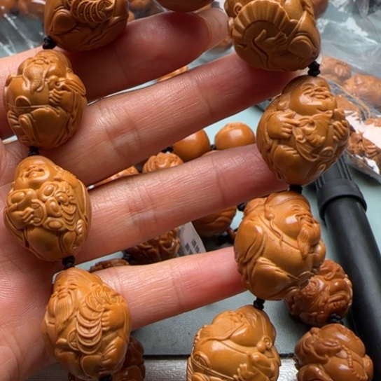 手串橄榄核橄榄雕工艺的