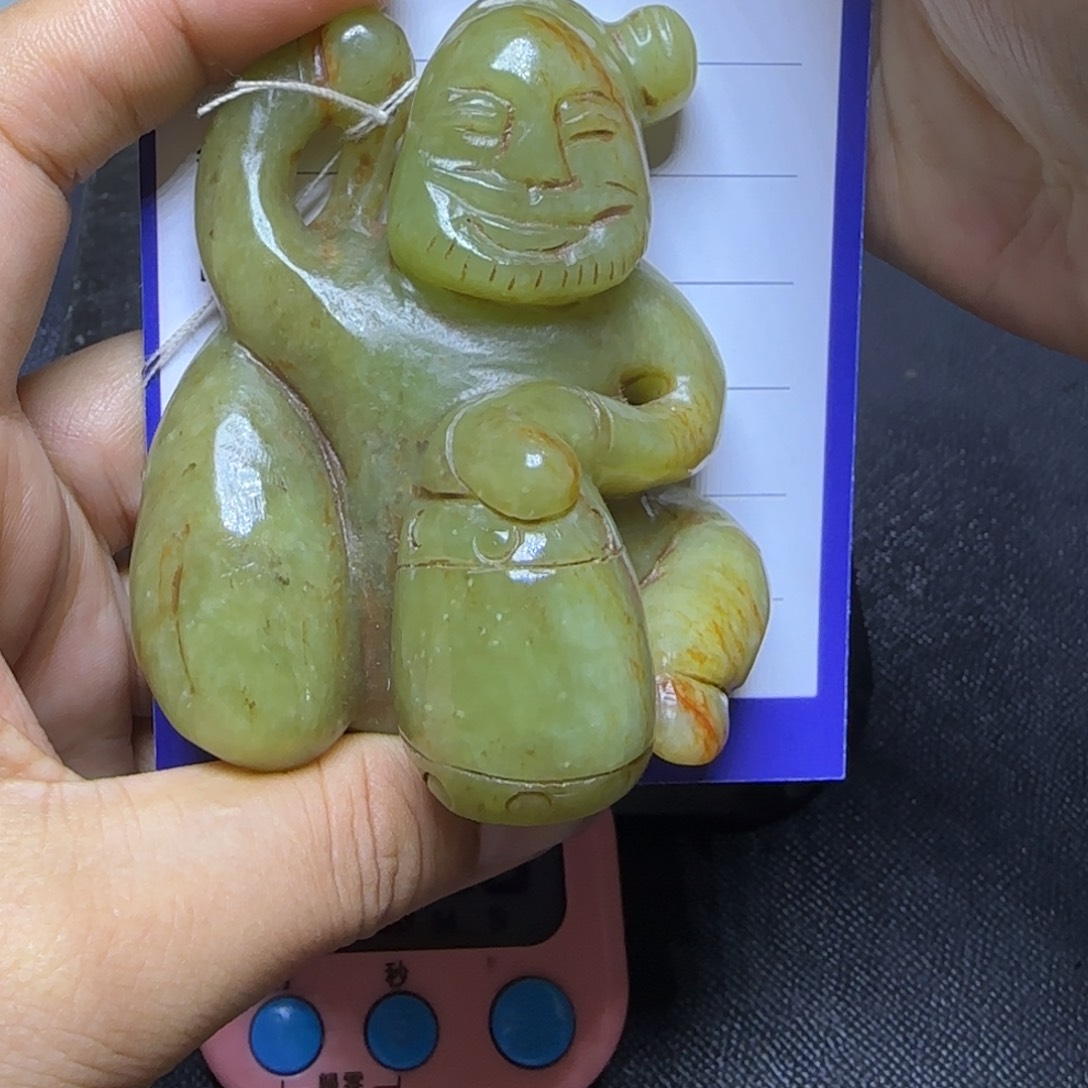 开***乐和田玉未镶嵌把件