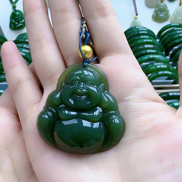 和田玉（碧玉）挂坠未镶嵌