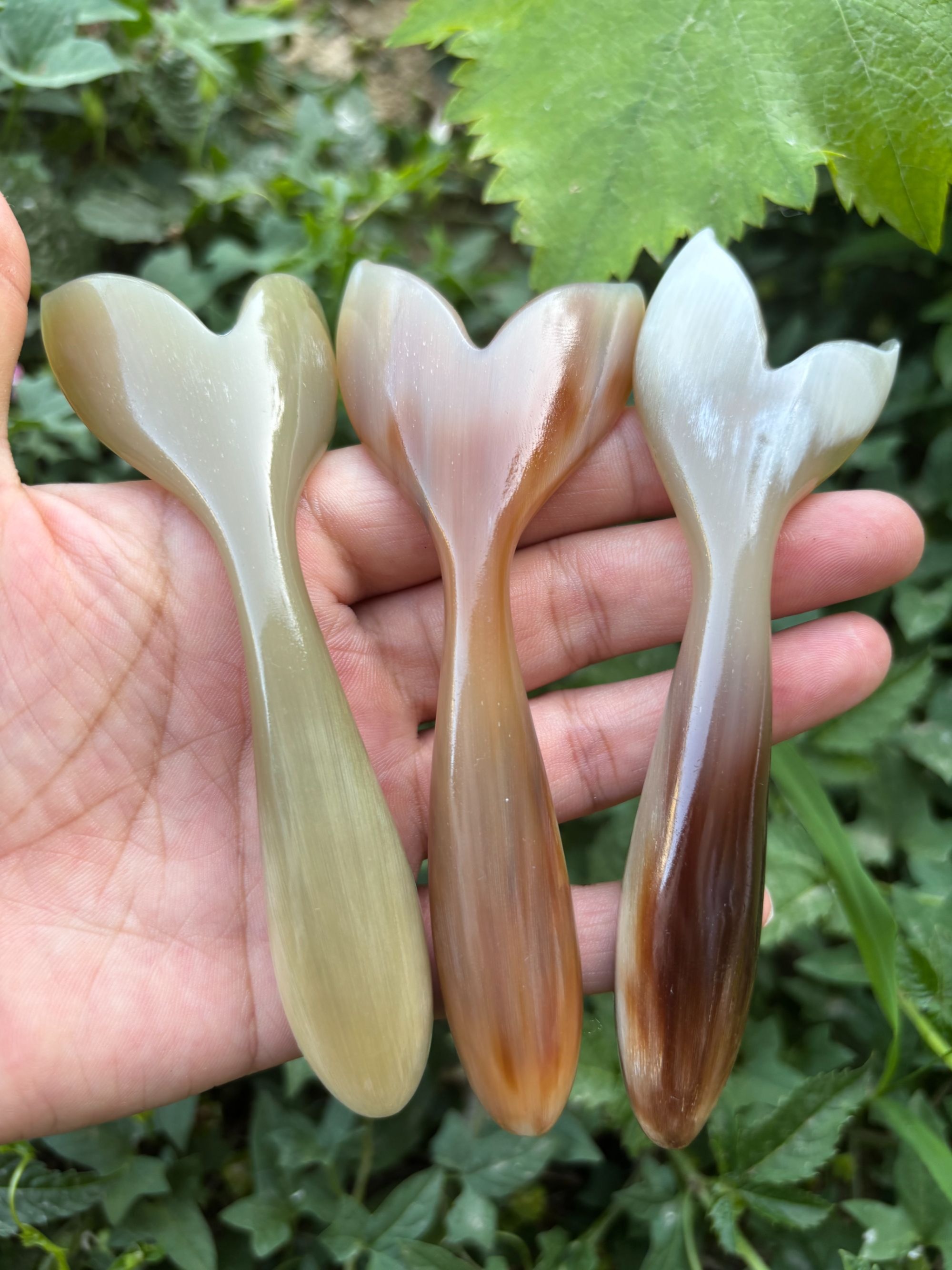 纯手工鱼尾天然牛羊角钩针毛线编织工具玩偶围巾手工DIY手工定制