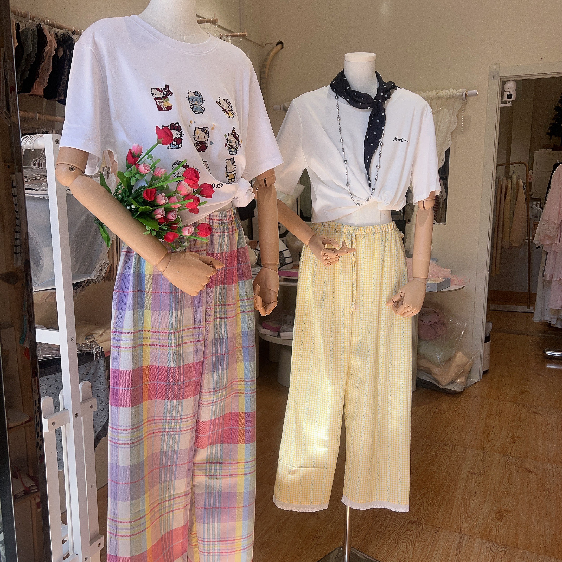 时尚休闲舒适轻薄随意减龄轻松夏季宅宅裤