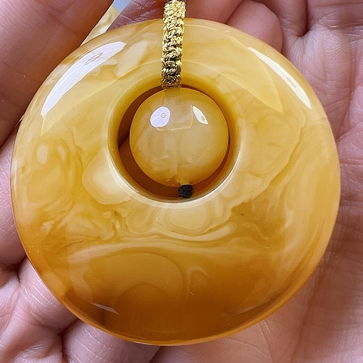 蜜蜡颈饰未镶嵌蜜蜡