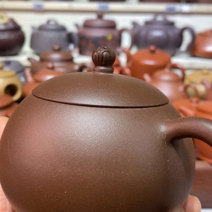 茶壶紫砂微瑕处理一把