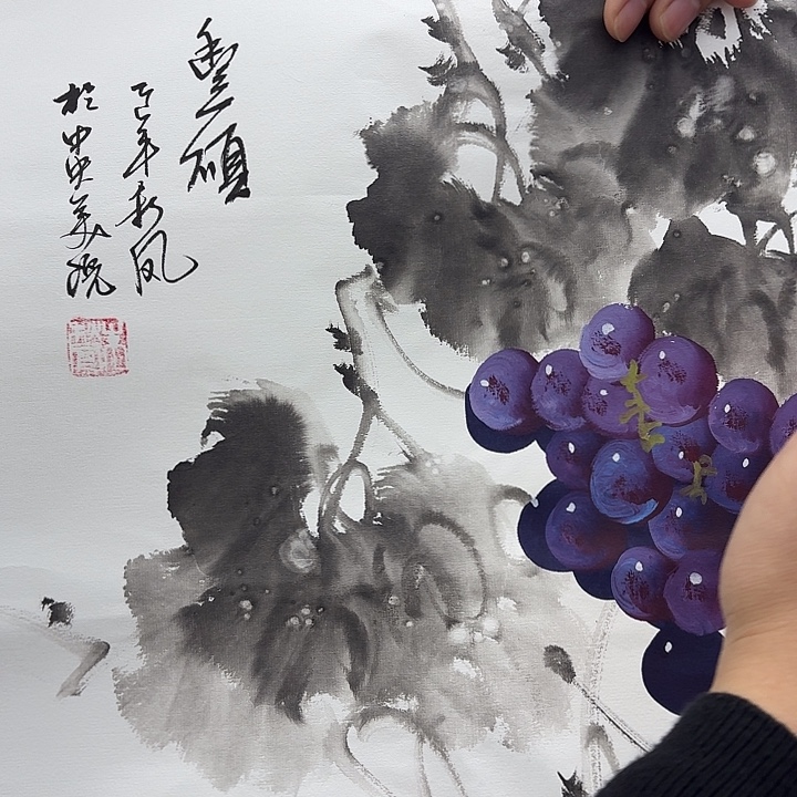 国画手绘国画作品