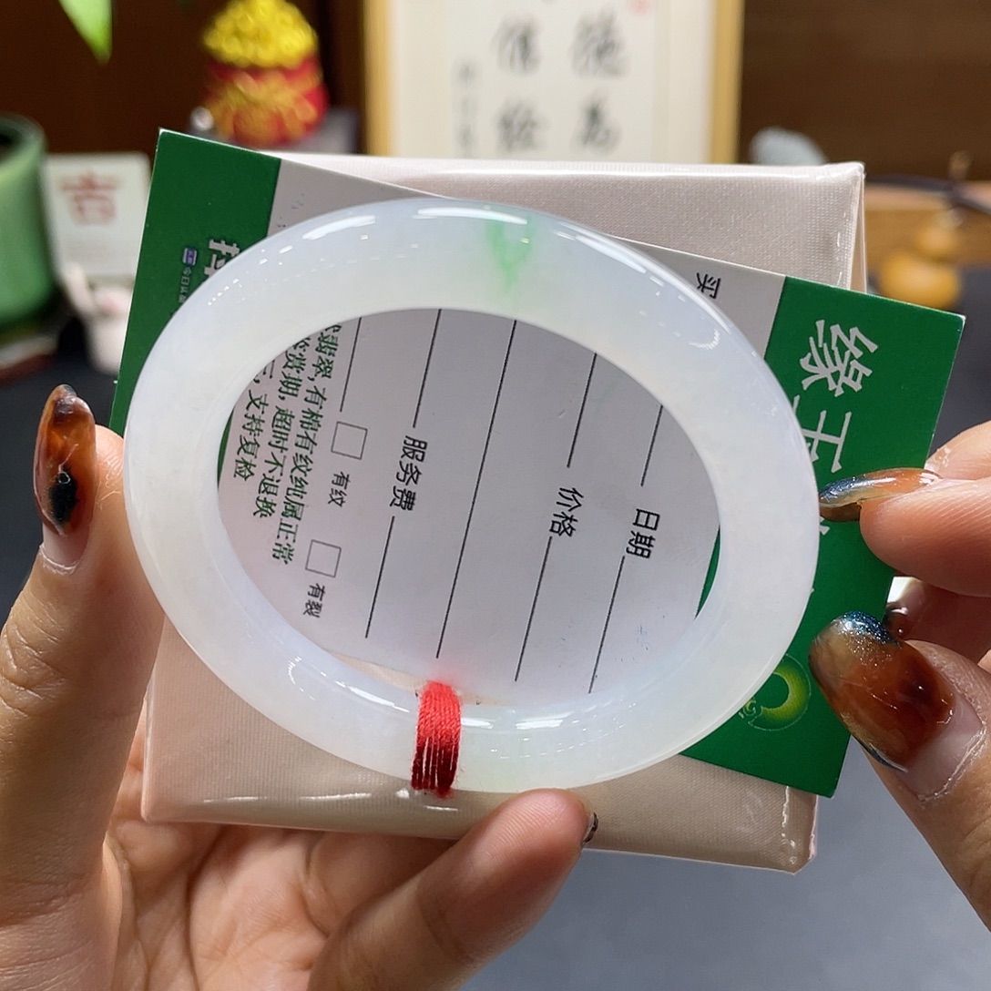 翡翠未镶嵌手镯17 号链接