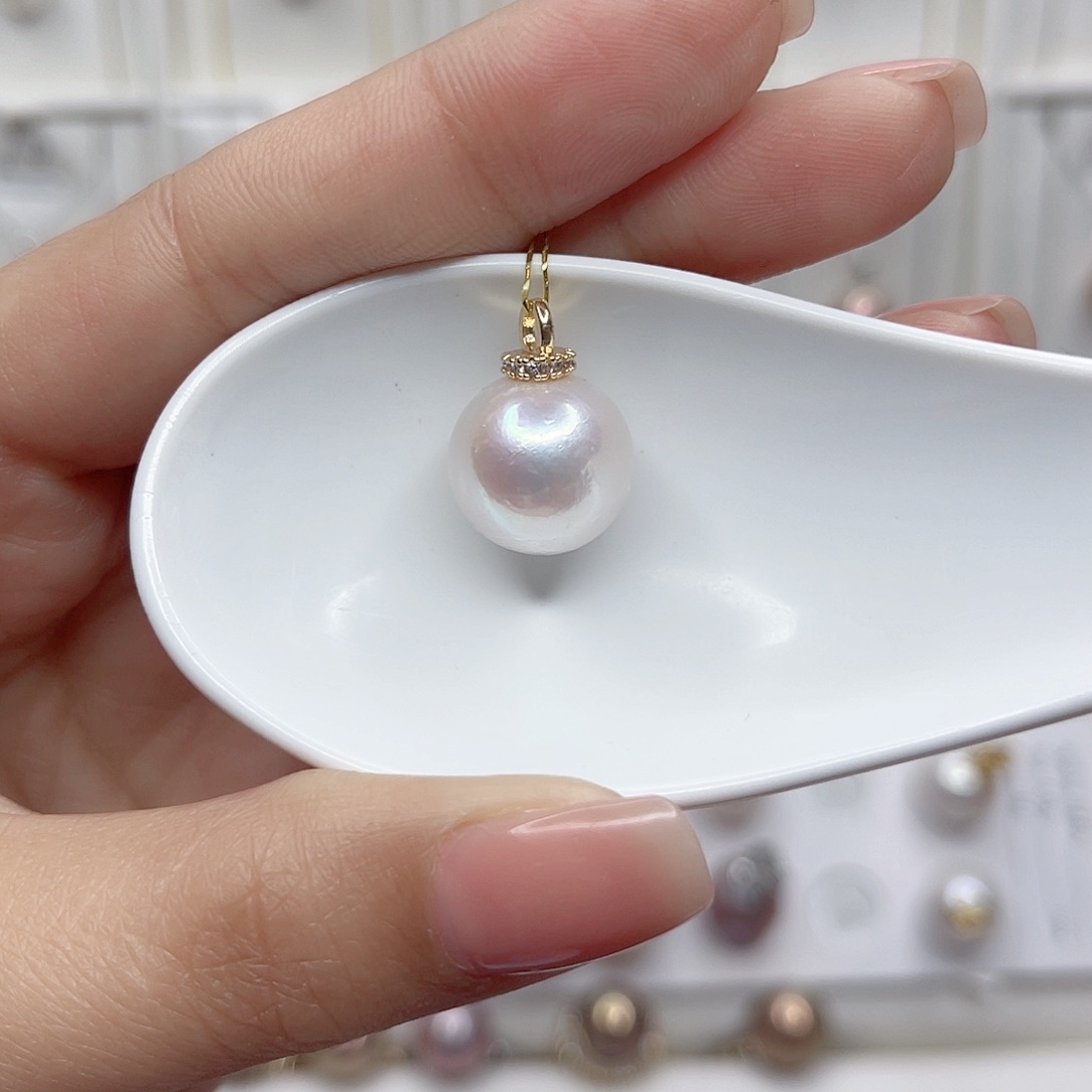 淡水珍珠未镶嵌吊坠(赠链)