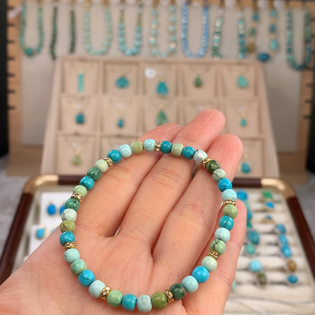 绿松石未镶嵌手链
