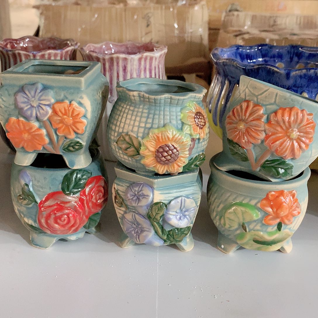 陶瓷陶瓷多肉花盆特价