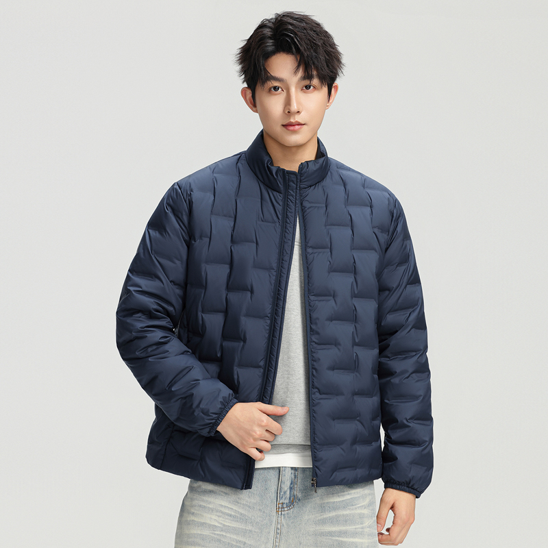 2519新款轻薄羽绒服立领短款男女同款
