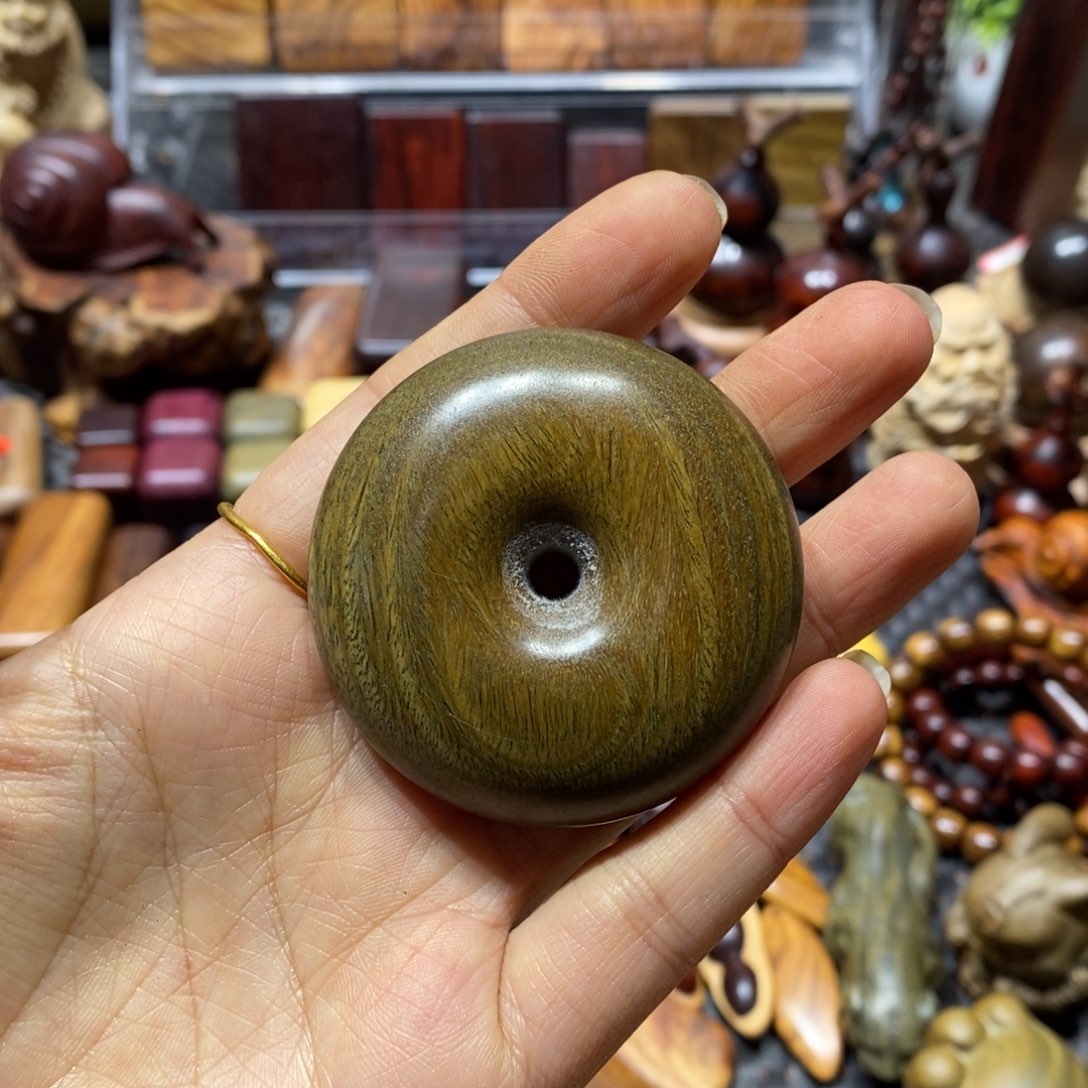 木绿檀木直径5.4平安扣