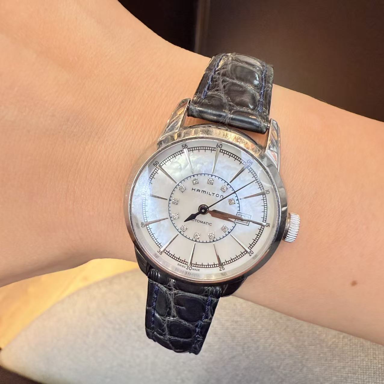95新 Hamilton/汉米尔顿 自动机械.32mm精钢.251116002