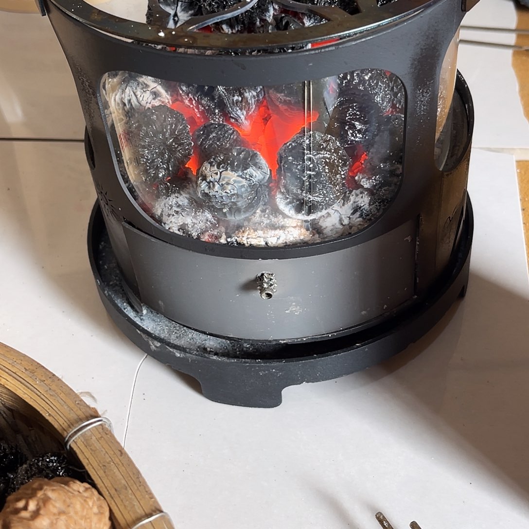 不锈钢麻核桃碳炉