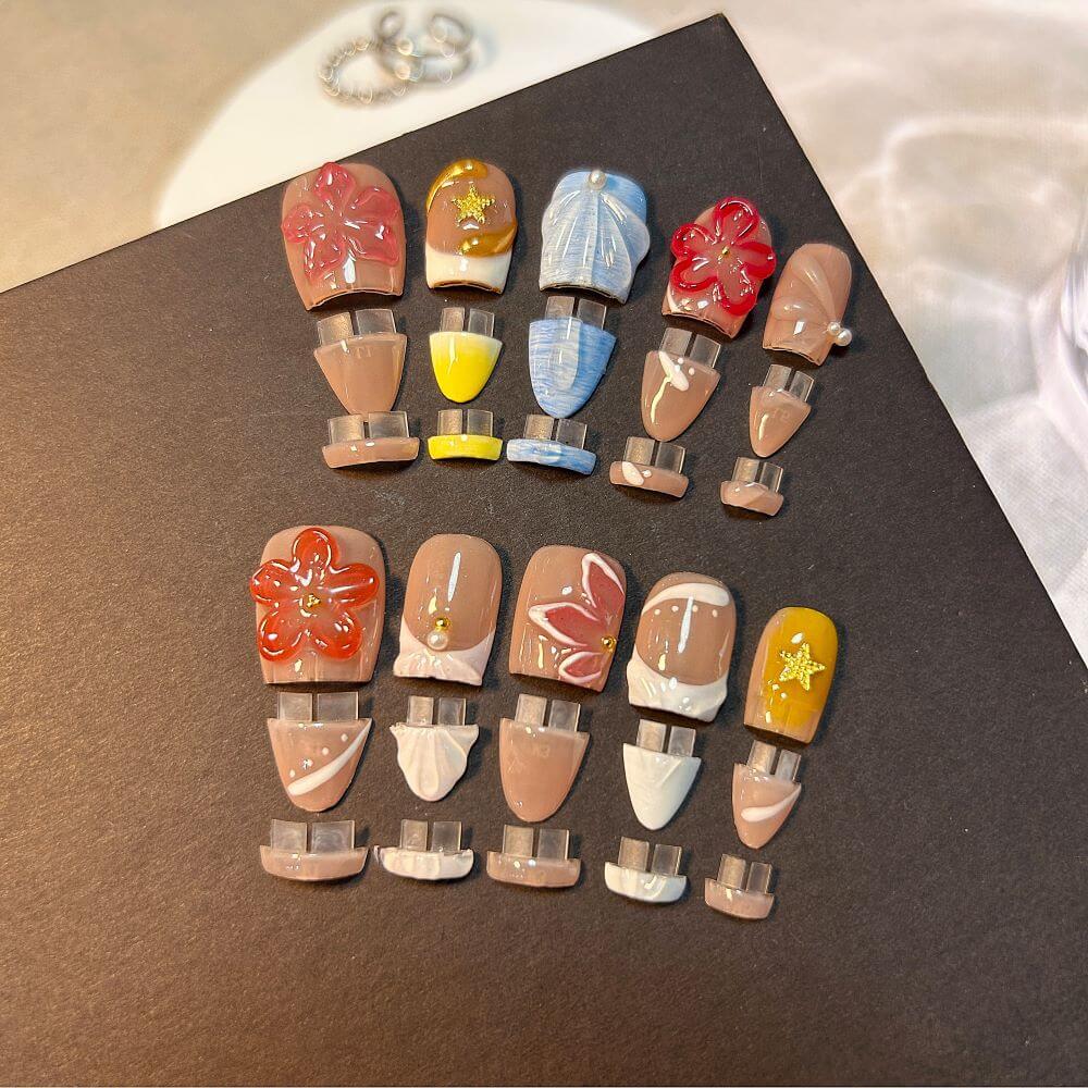 榫卯穿戴甲自由更换甲尖无需胶水传统榫卯工艺手工