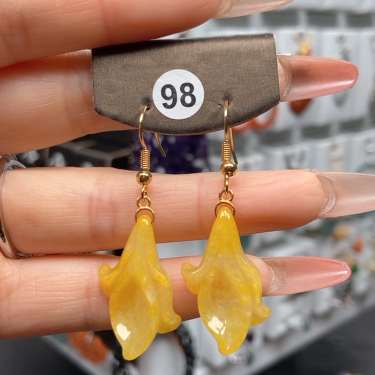 【闪购商品】翡翠耳饰银S925镶嵌优化