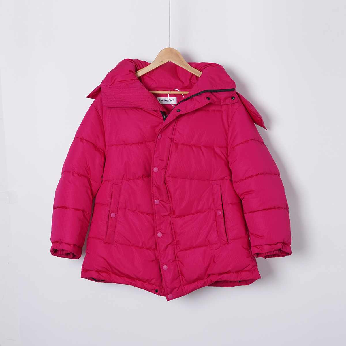 99新 Balenciaga/巴黎世家 聚酯纤维/TH1841/棉服秋冬/34码外套