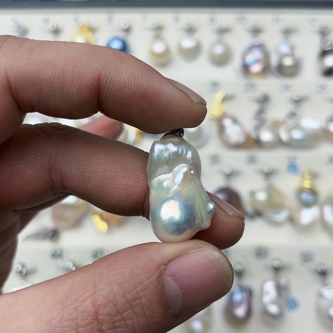 淡水珍珠吊坠(不含链)未镶嵌03