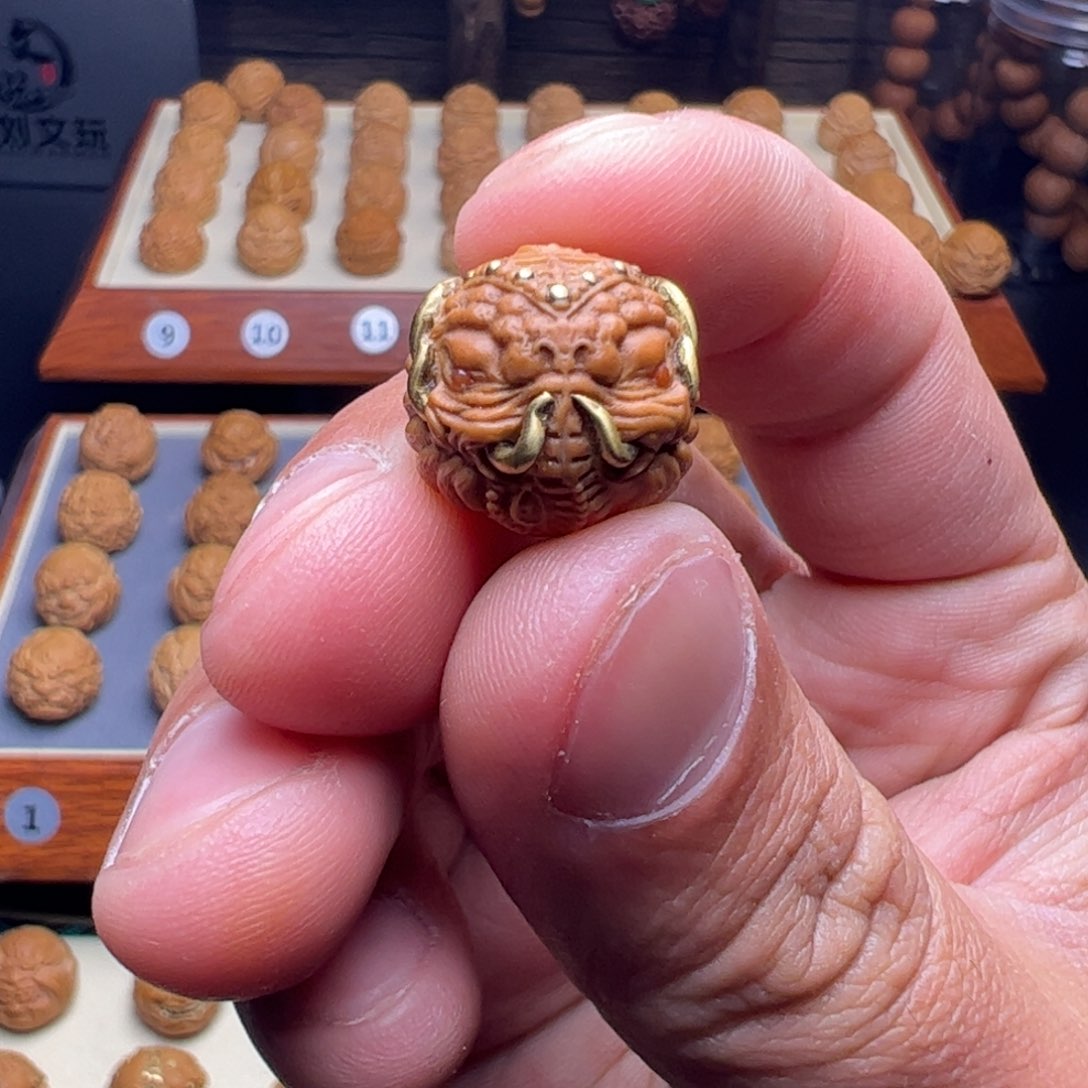 猴头核桃把件象神福利