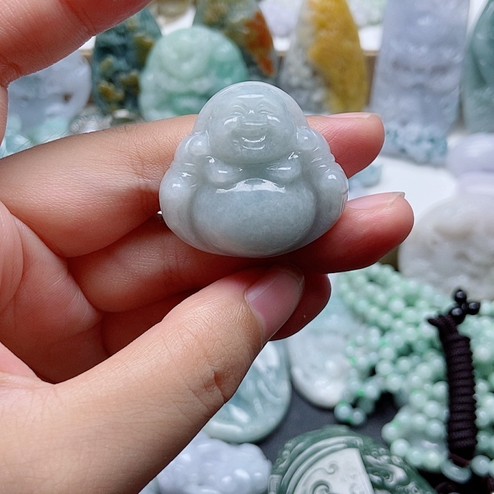 翡翠未镶嵌吊坠(不含链)1