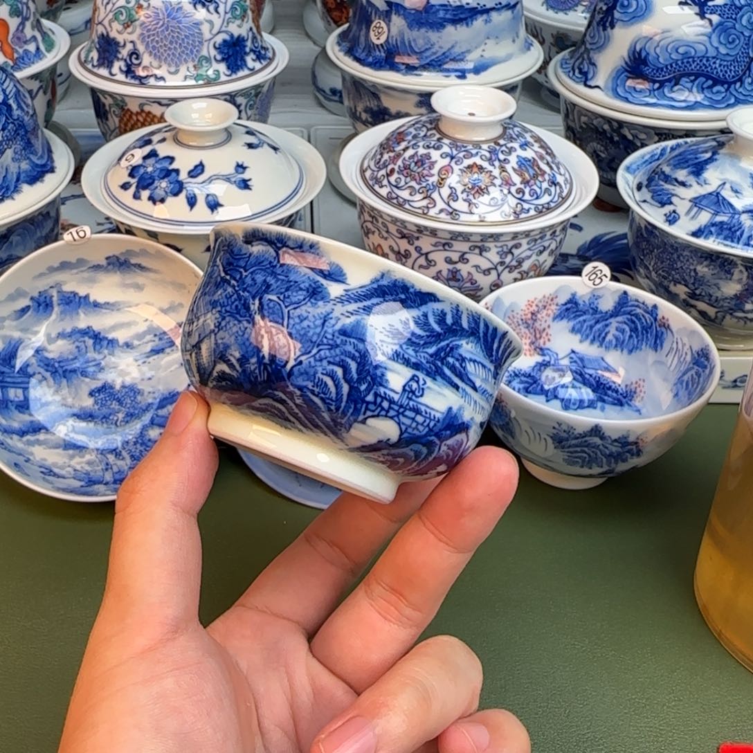 彦祖纯手工手绘茶具157