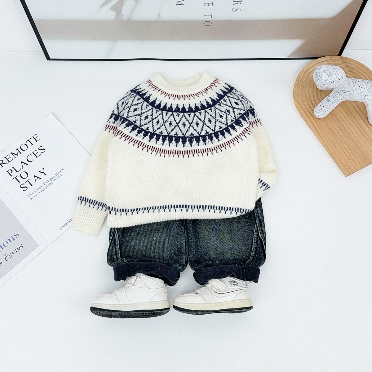 儿童毛衣男童针织衫打底2025新款秋冬装洋气TLL25543悠悠童话童装