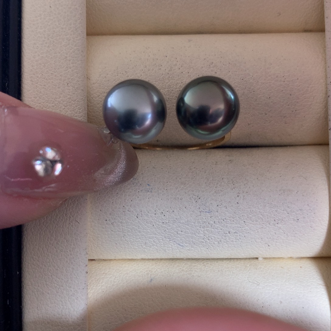 海水珍珠戒指18K金镶嵌