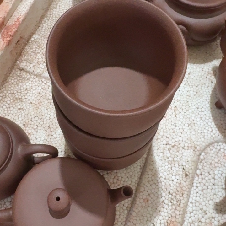 紫砂茶壶紫泥主人杯200cc