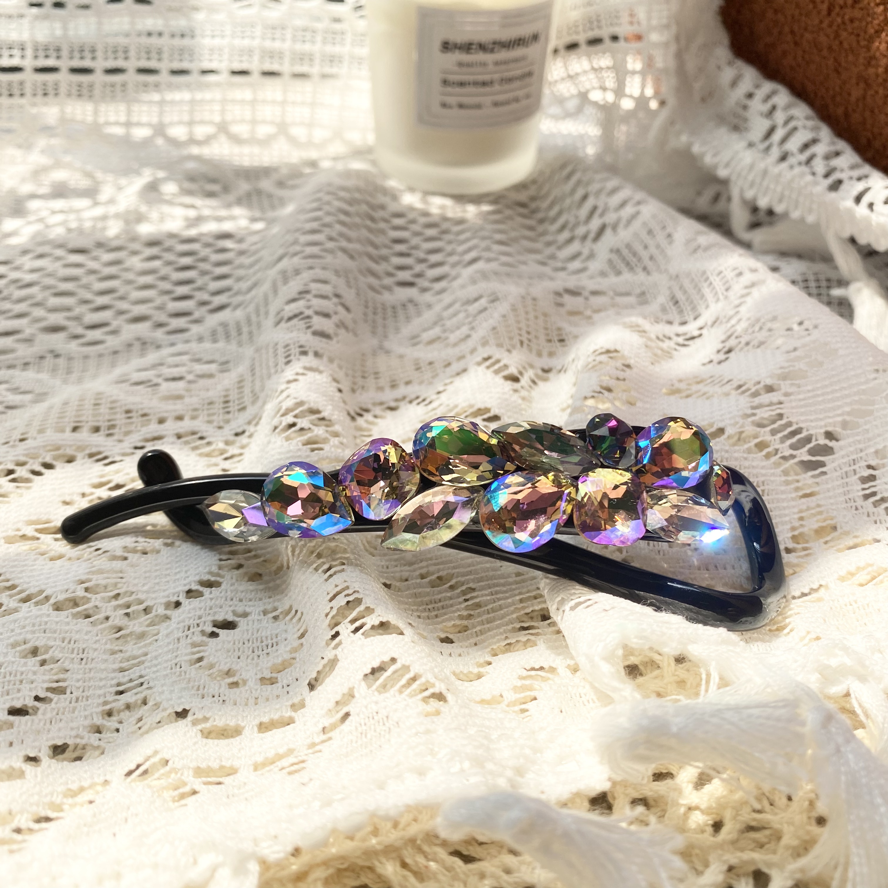 韩国Eunoia Nero【奢华气质扭扭夹】6023轻奢时尚百搭复古